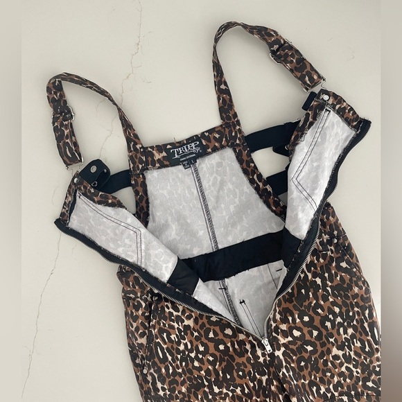 Tripp NYC ‘Daang Goodman’⛓️☠️ Animal Print Side Strappy Harness Overalls⛓️☠️ - Picture 9 of 13